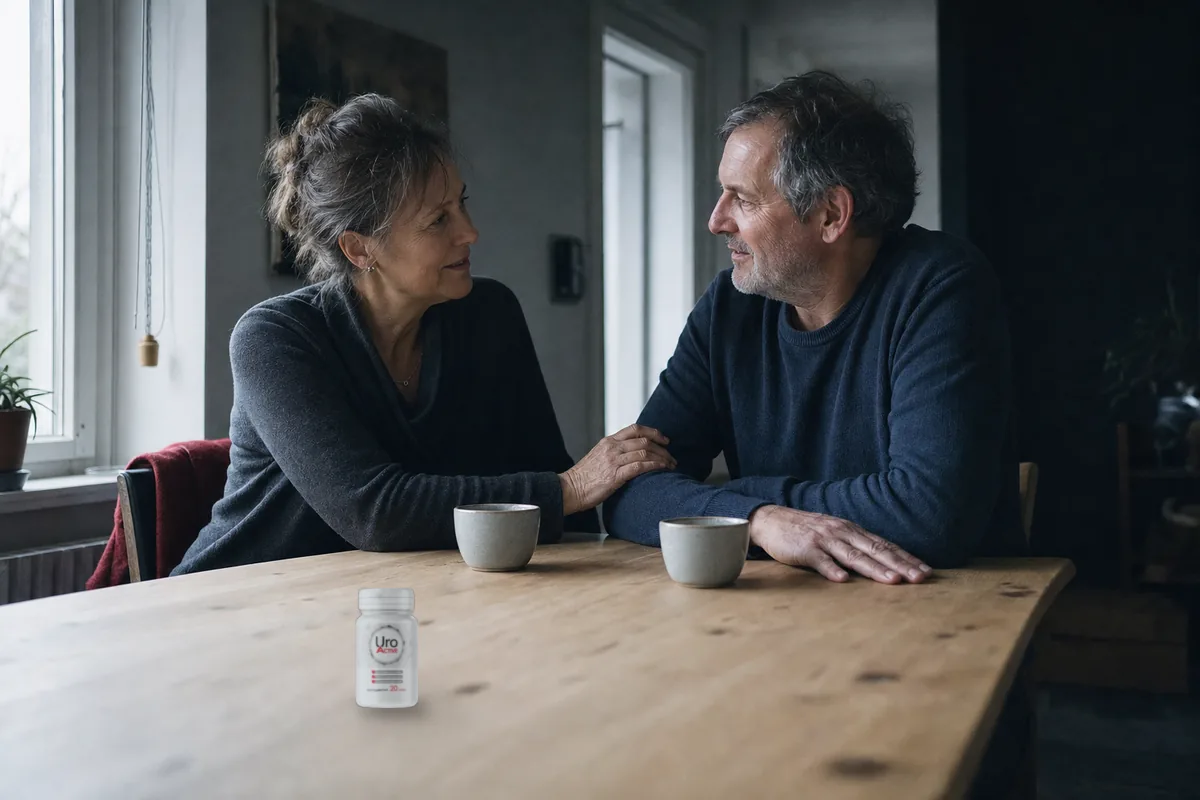 Pareja de unos 55 años en casa tras recuperar la vida íntima
